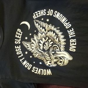 Sketchy tank wolves/sheep tshirt